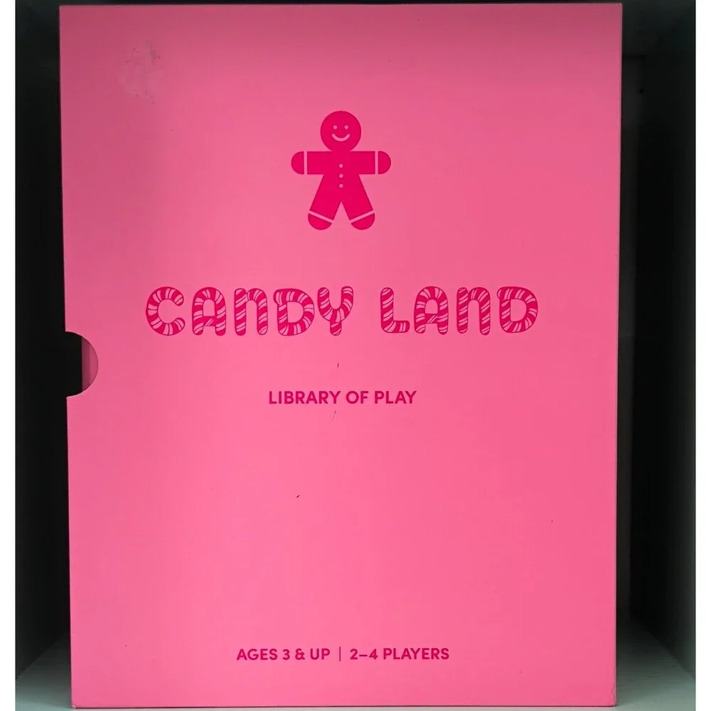 Library of Play Candy Land Board Game Folding Board & Storage Box Ages 3+ 2-4